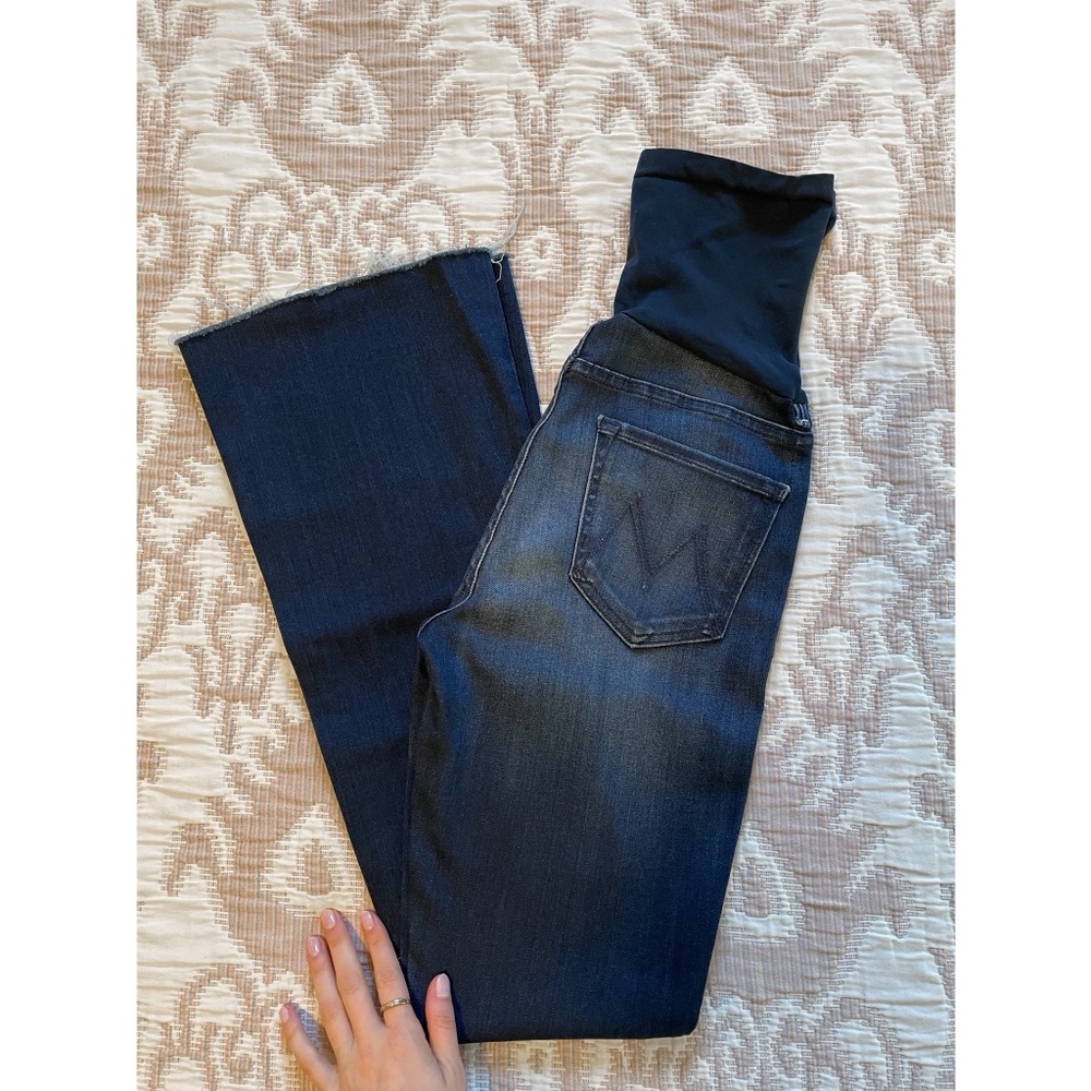 MOTHER - The Weekender Fray Maternity Jeans